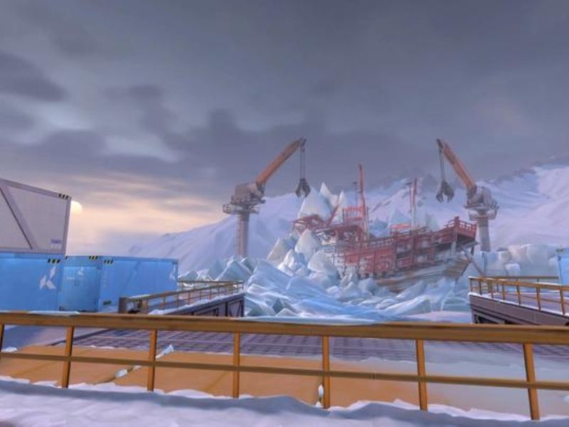 Bối cảnh của Icebox là cảng băng tuyết  