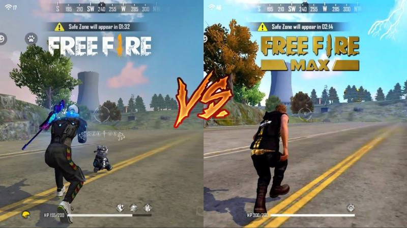 sự khác biệt giữa free fire và free fire max