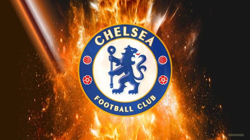 Logo Chelsea có 4 tông màu chủ đạo