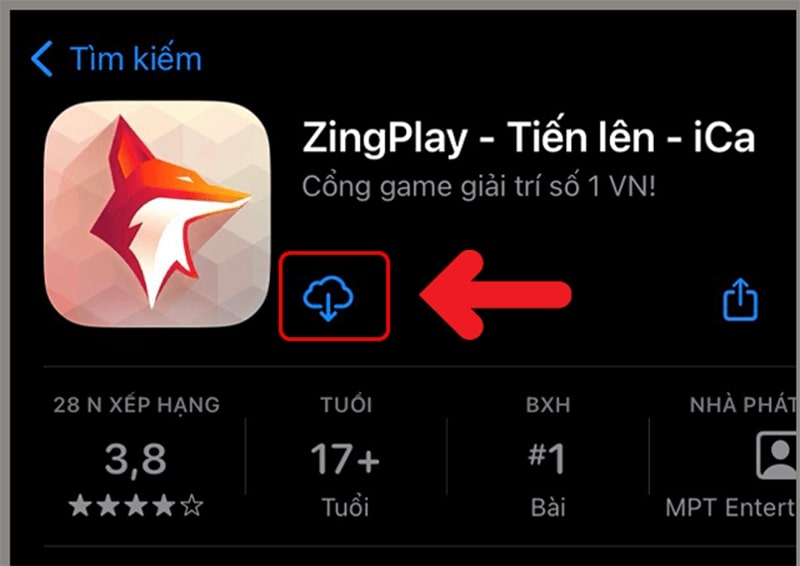 Tải Xì Tố ZingPlay trên IOS