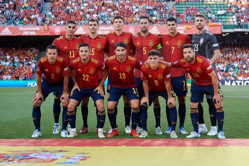 Đội hình tuyển Tây Ban Nha trong kỳ world cup 2022  